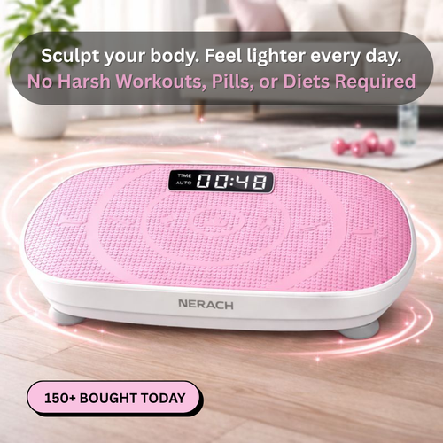 Vibration Plate Exercise Machine with Lymphatic Drainage